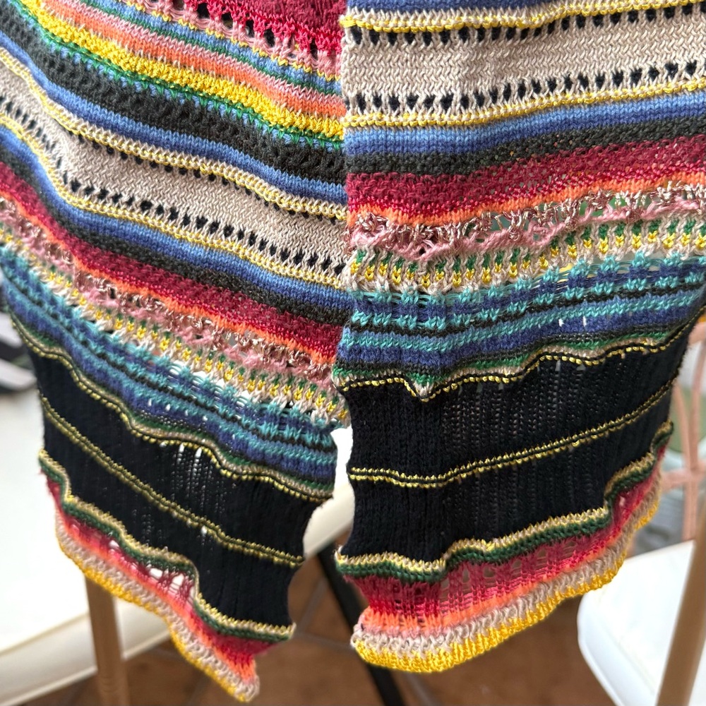 POLO RALPH LAUREN Blue Label Serape Southwestern Wrap Sweater - Picture 5 of 15